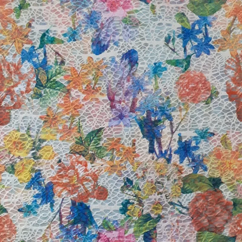 LACE CARABIAN PRINT D#14