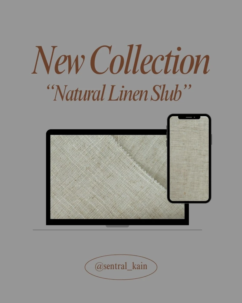 Natural Linen Slub
