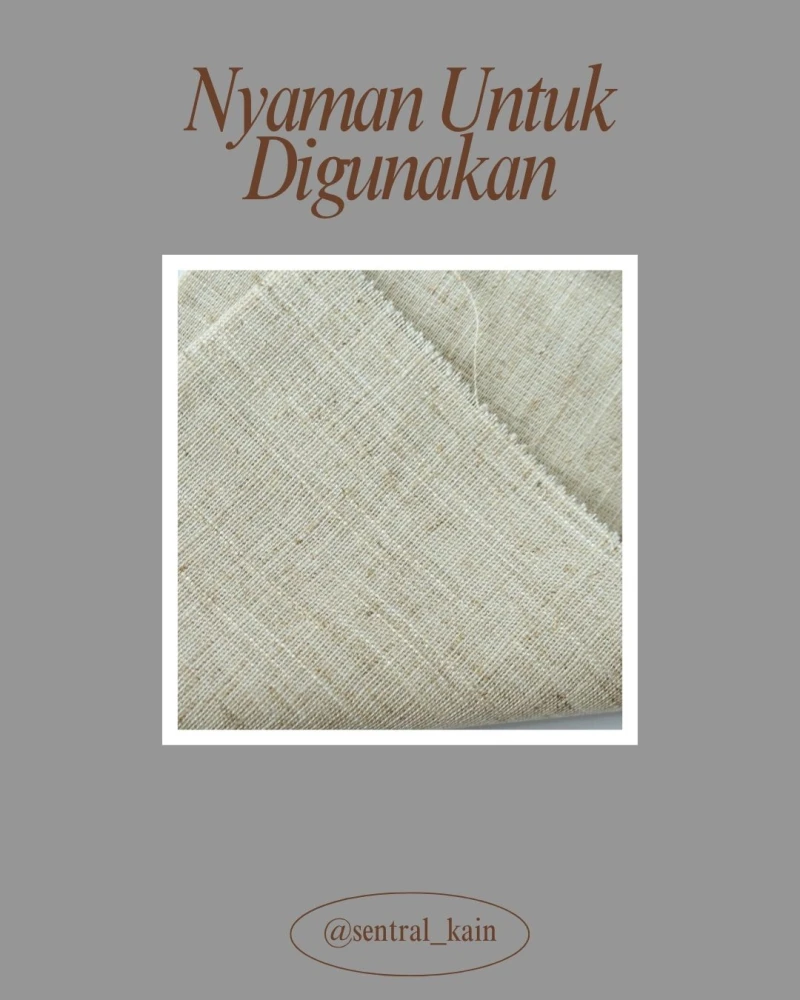 Natural Linen Slub
