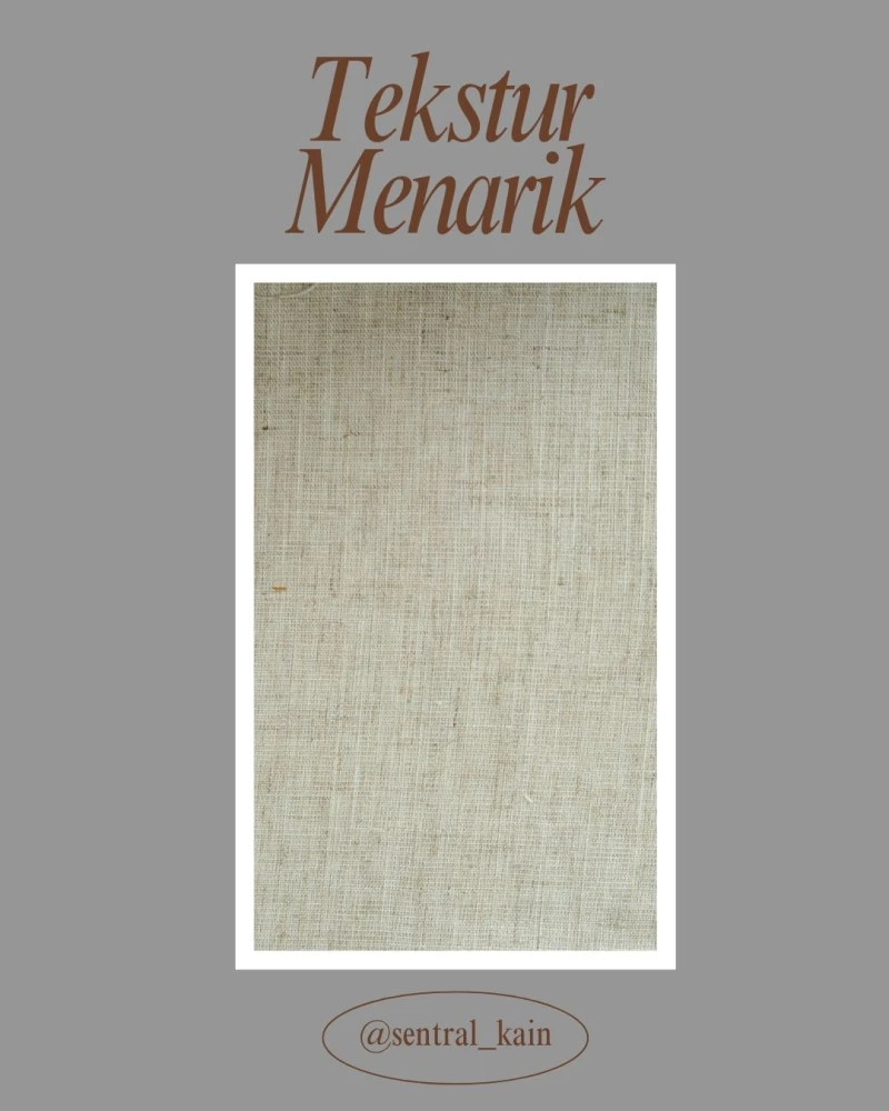 Natural Linen Slub