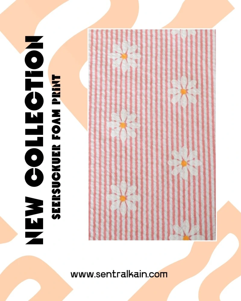 Seer Sucker Foam Print